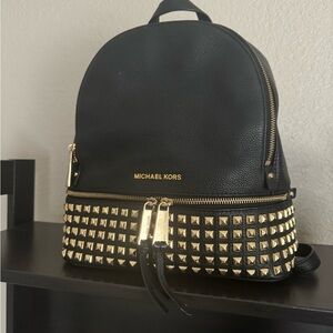 Michael kors studded backpack